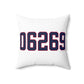 06269 Storrs Connecticut Zip Code Spun Polyester Square Pillow
