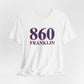 860 Franklin Red White & Blue Unisex Jersey Short Sleeve T-Shirt