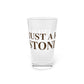 Just a kid from Stonington Pint Glass, 16oz