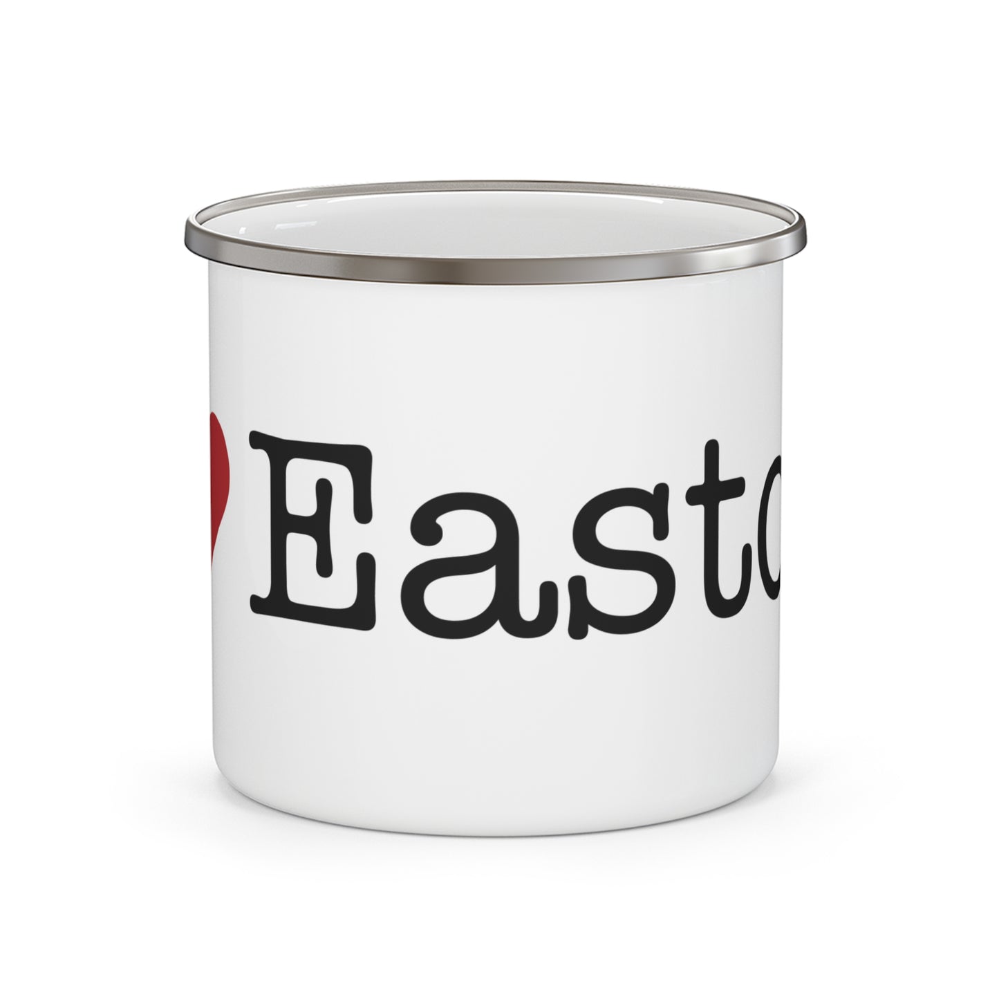 I Heart Easton. Enamel Camping Mug