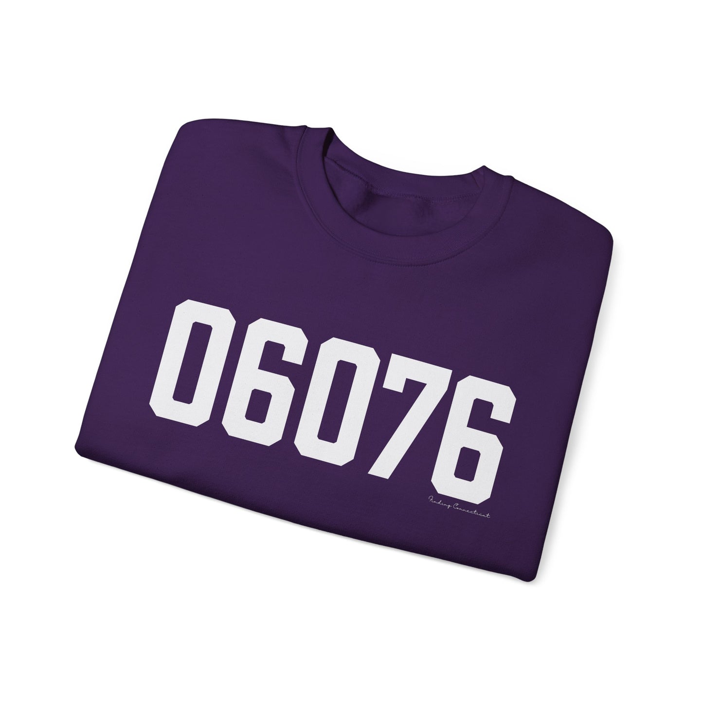 06076 Union CT Zip Code Unisex Heavy Blend™ Crewneck Sweatshirt