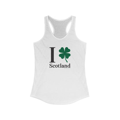 I Clover Scotland Women's Ideal Racerback Tank Top