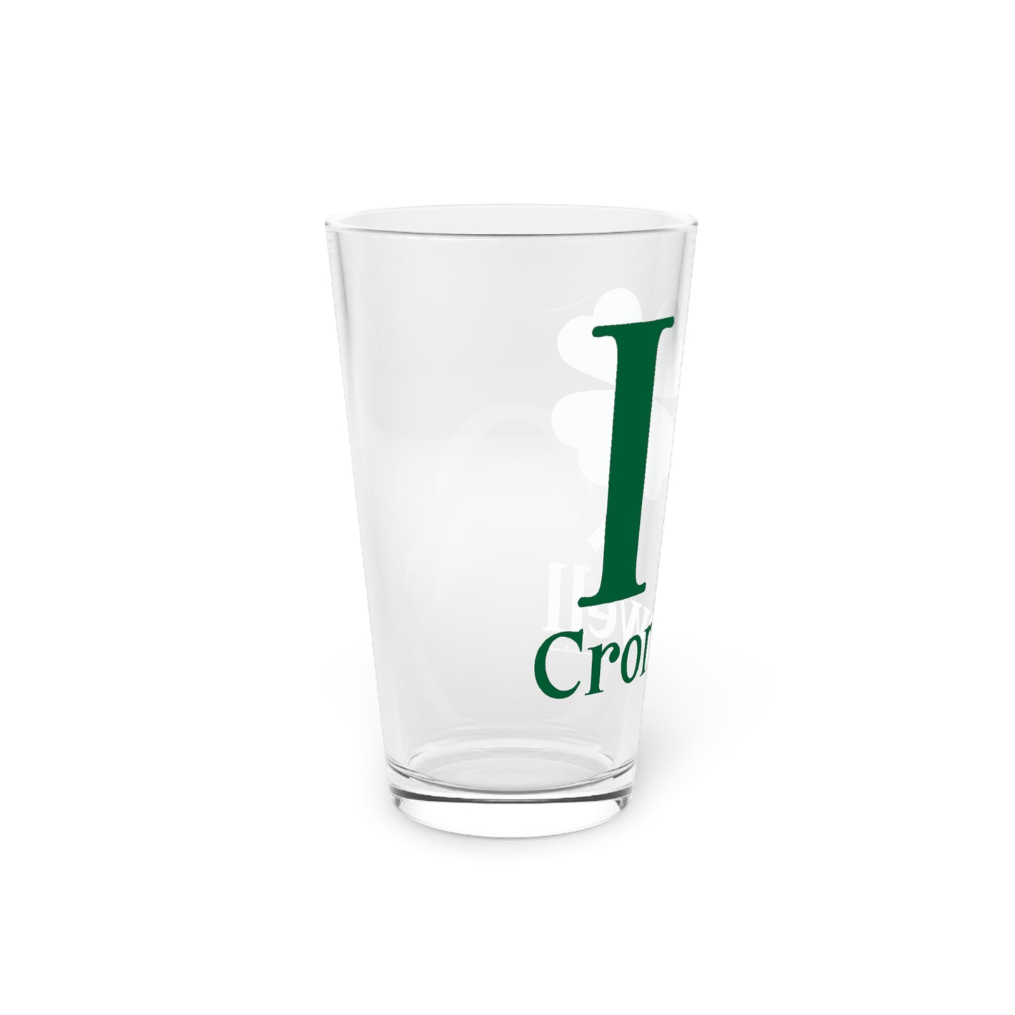 I Clover Cromwell Pint Glass, 16oz