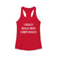 I Really Really Miss Compo Beach Women's Ideal Racerback Tank Top