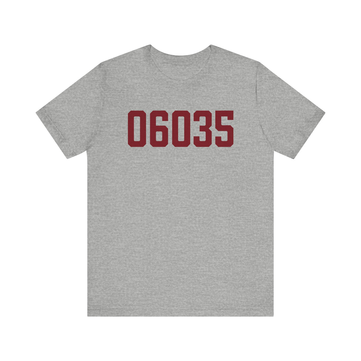 06035 Granby Connecticut Zip Code Unisex Jersey Short Sleeve T-Shirt