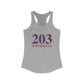 203 North Haven Red White & Blue Women's Ideal Racerback Tank Top