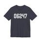 06247 Hampton CT Zip Code Unisex Jersey Short Sleeve T-Shirt
