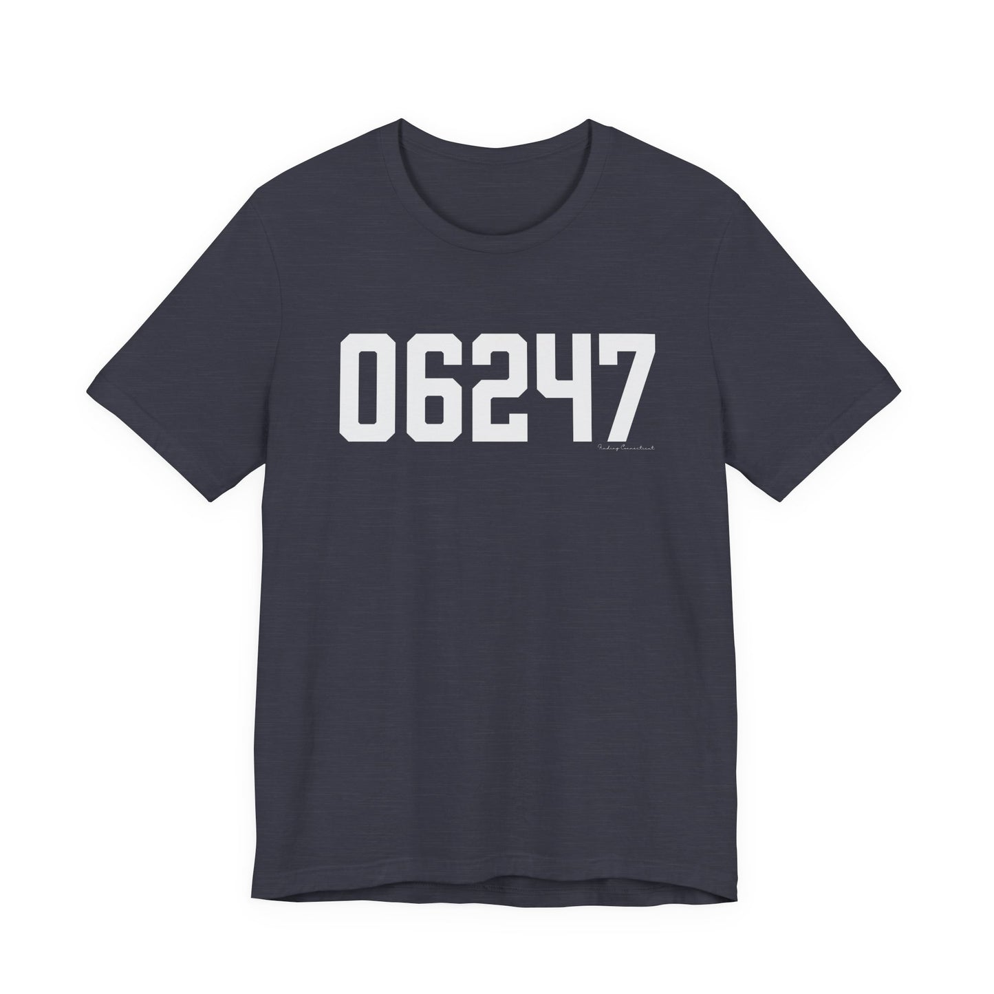 06247 Hampton CT Zip Code Unisex Jersey Short Sleeve T-Shirt