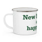 New Hartford is My Happy Place Enamel Camping Mug