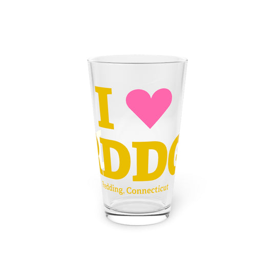 I Heart RDDG Pint Glass, 16oz