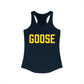 Goose Zip Code - Yellow & Pink Women's Ideal Racerback Tank Top