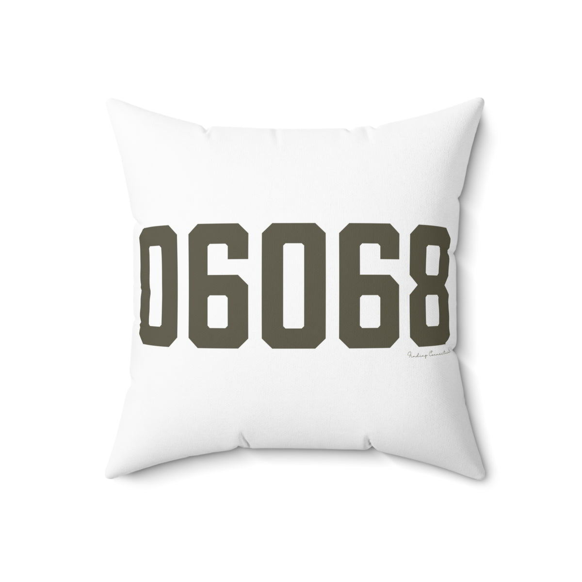 06068 Salisbury Connecticut Zip Code Polyester Square Pillow