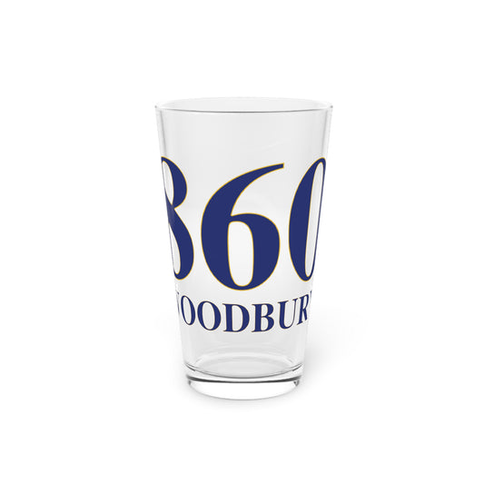 860 Woodbury Pint Glass, 16oz