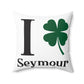 I Clover Seymour Spun Polyester Square Pillow