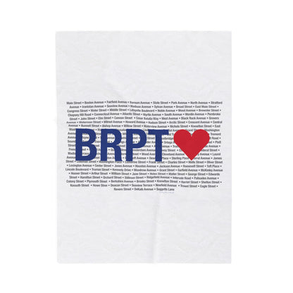 Bridgeport Love Velveteen Plush Blanket