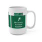 Vintage WCP Exit 61 Sign Mug 15oz