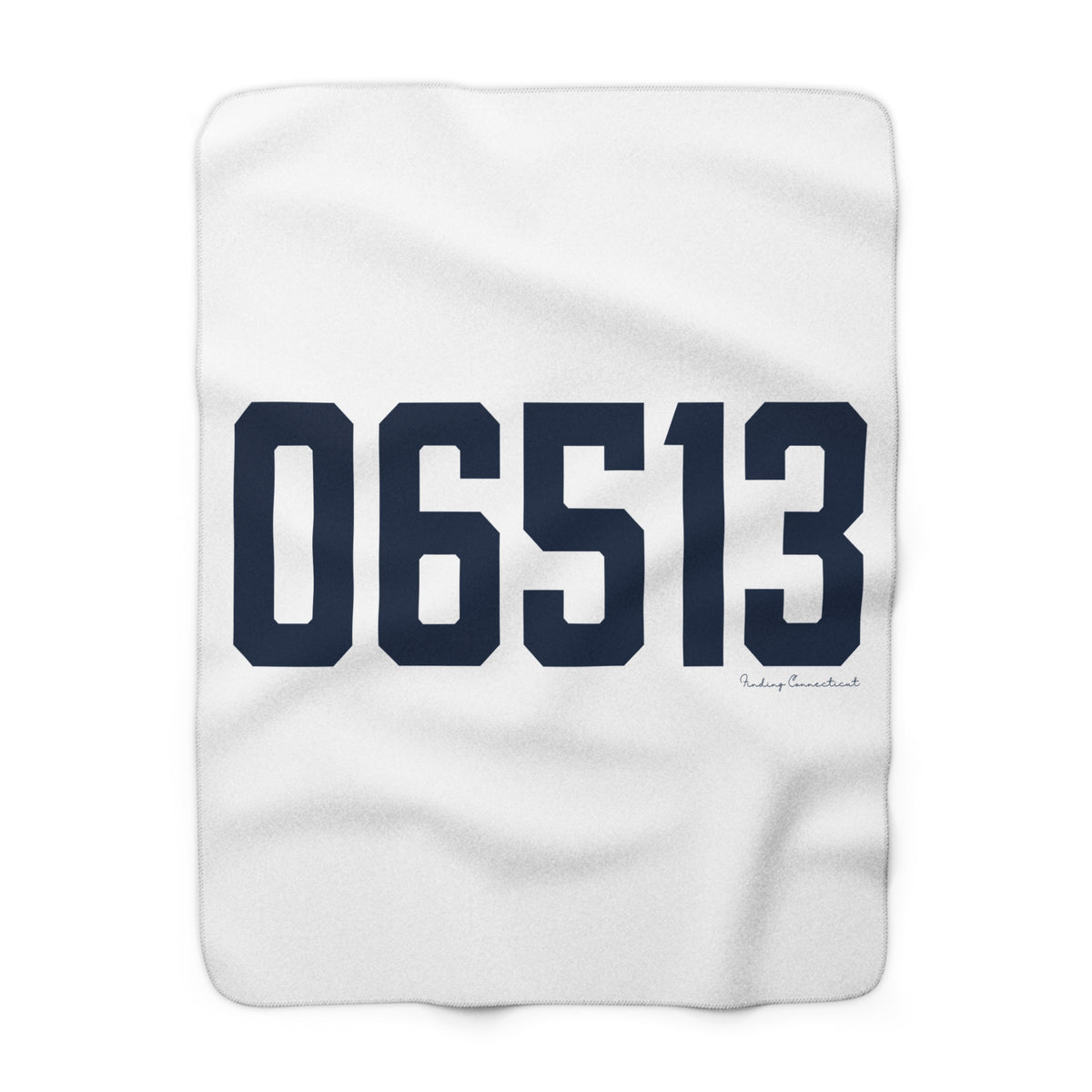 06513 East Haven Connecticut Zip Code Sherpa Fleece Blanket