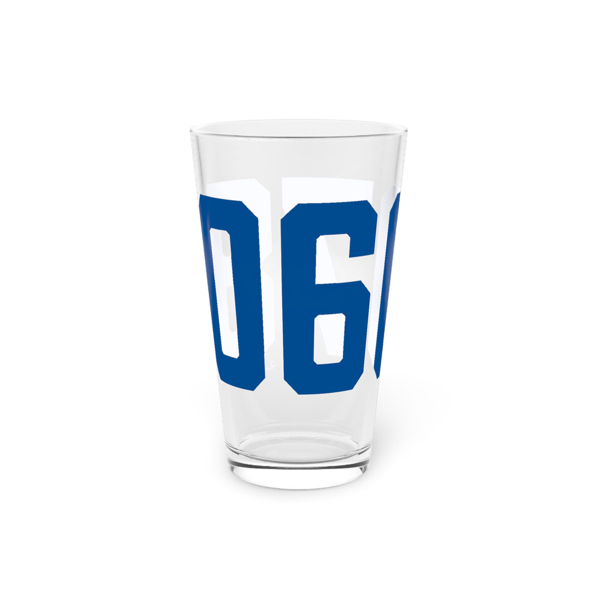 06078 Suffield Connecticut Zip Code Pint Glass, 16oz