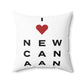 New Canaan Vision Spun Polyester Square Pillow