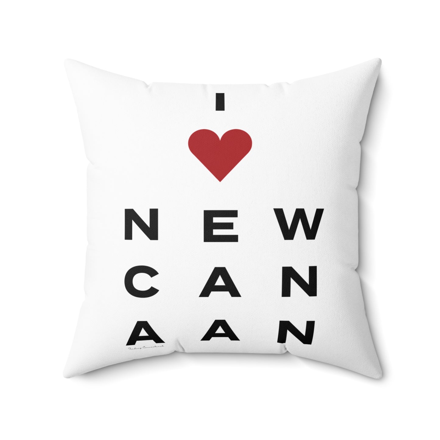 New Canaan Vision Spun Polyester Square Pillow