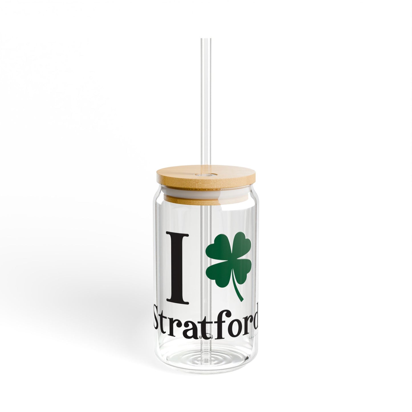 I Clover Stratford Sipper Glass, 16oz