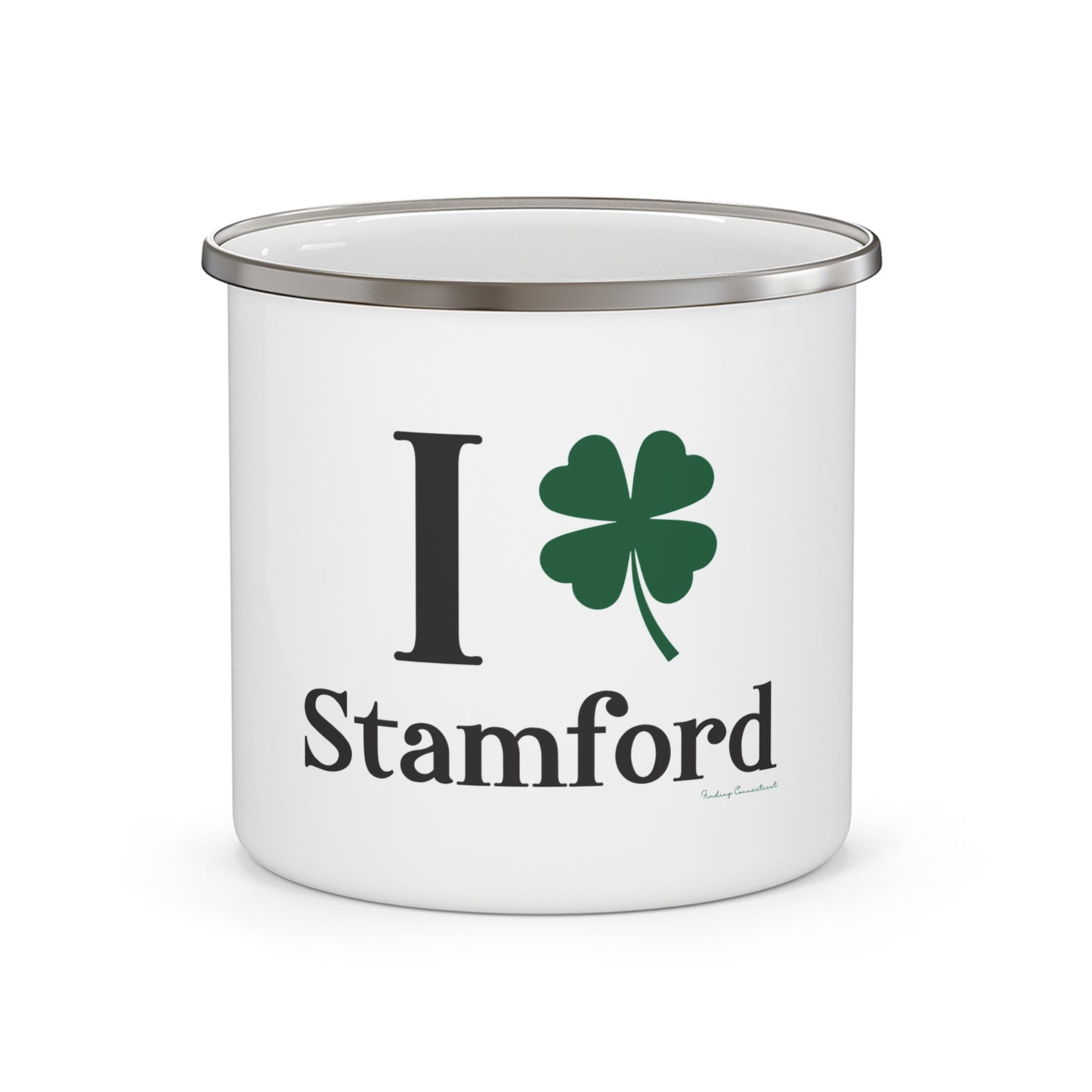 I Clover Stamford Enamel Camping Mug
