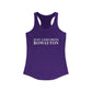 Just a kid from Rowayton Women's Ideal Racerback Tank Top