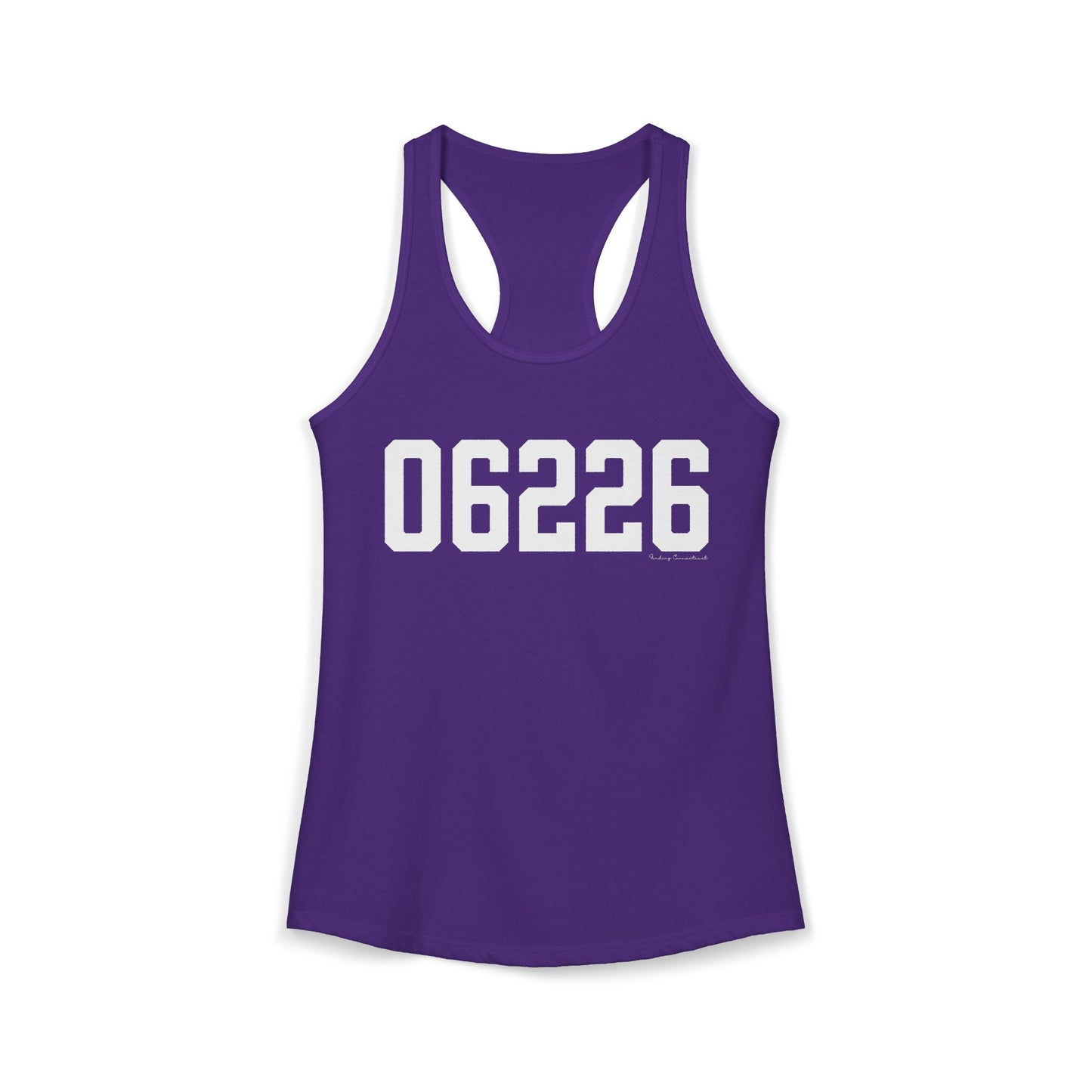 06226 Willimantic CT Zip Code Women's Ideal Racerback Tank Top