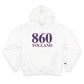 860 Tolland Red White & Blue Champion Hoodie