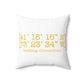 Redding Coordinates Spun Polyester Square Pillow