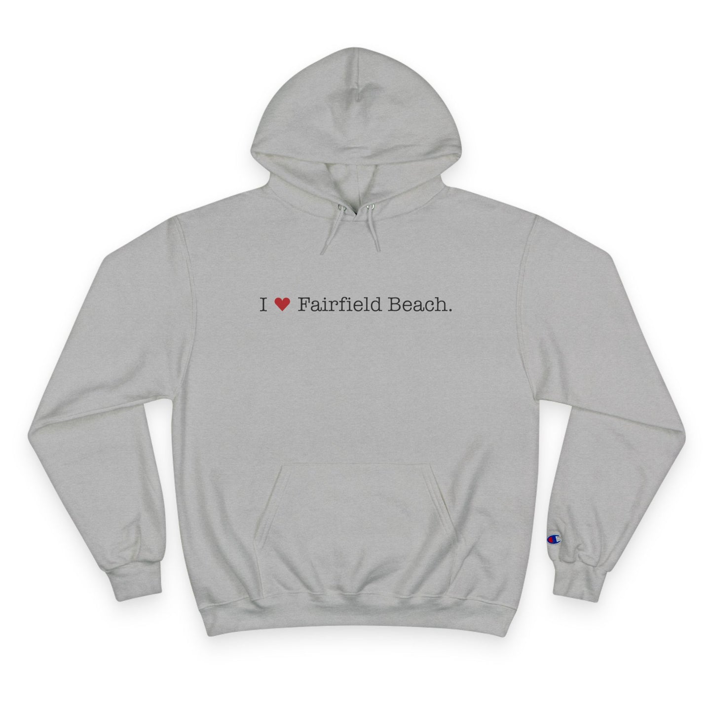 I Heart Fairfield Beach.  Champion Hoodie