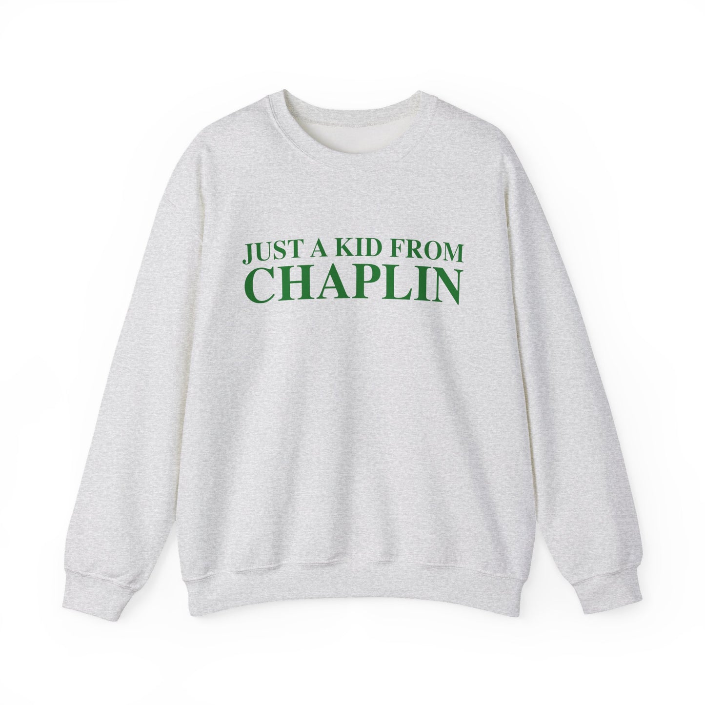 Just a kid from Chaplin Unisex Heavy Blend™ Crewneck Sweatshirt