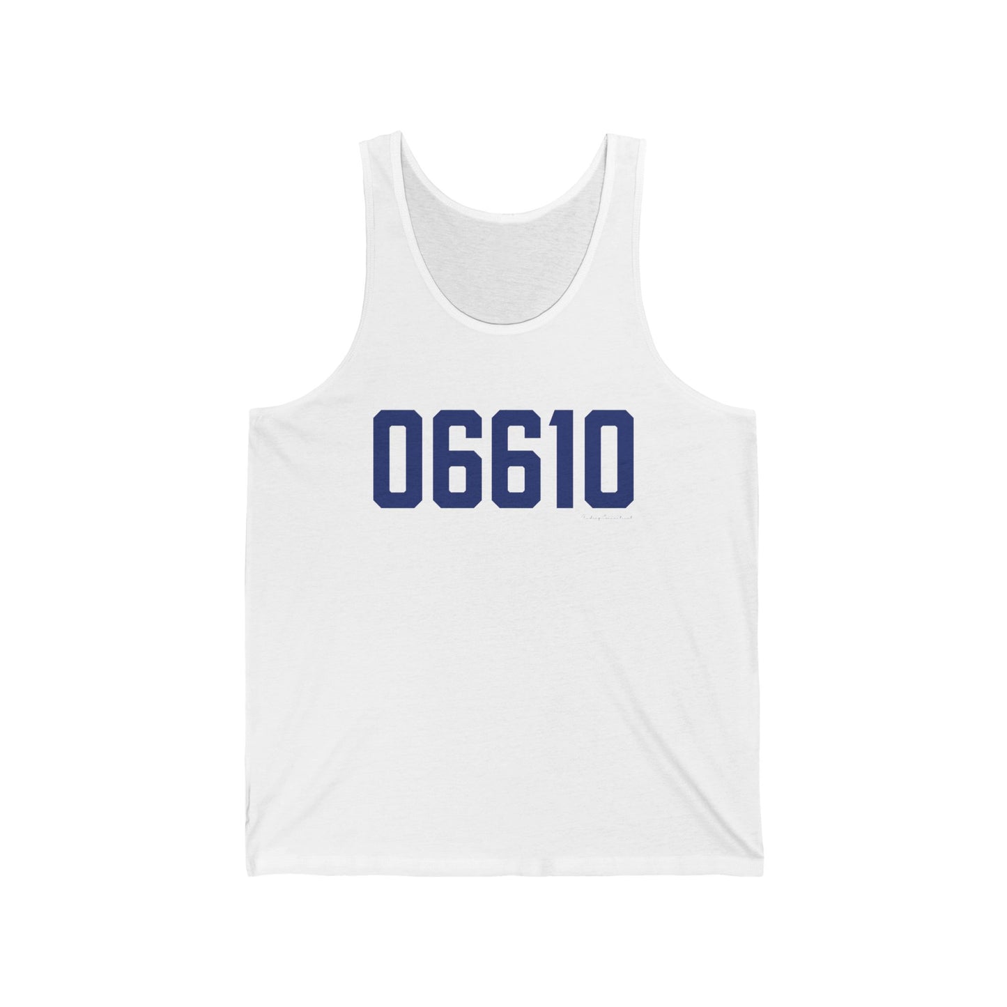 06610  Bridgeport Connecticut Zip Code Unisex Jersey Tank Top