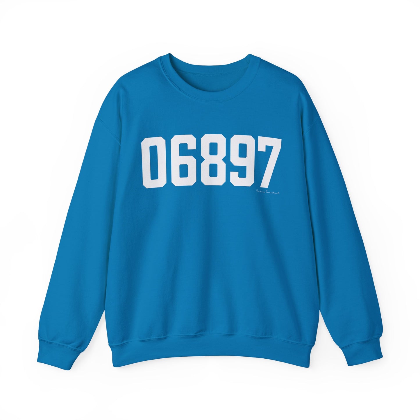 06897 Wilton CT Zip Code Unisex Heavy Blend™ Crewneck Sweatshirt