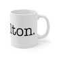 I Heart Wilton. Mug 11oz