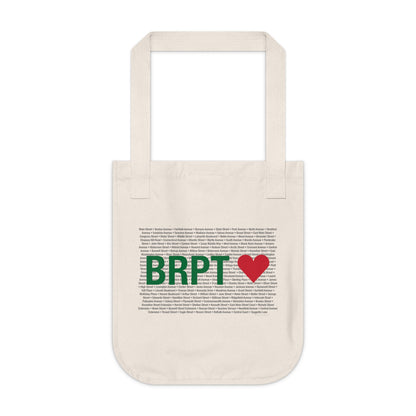 Bridgeport Love Organic Canvas Tote Bag