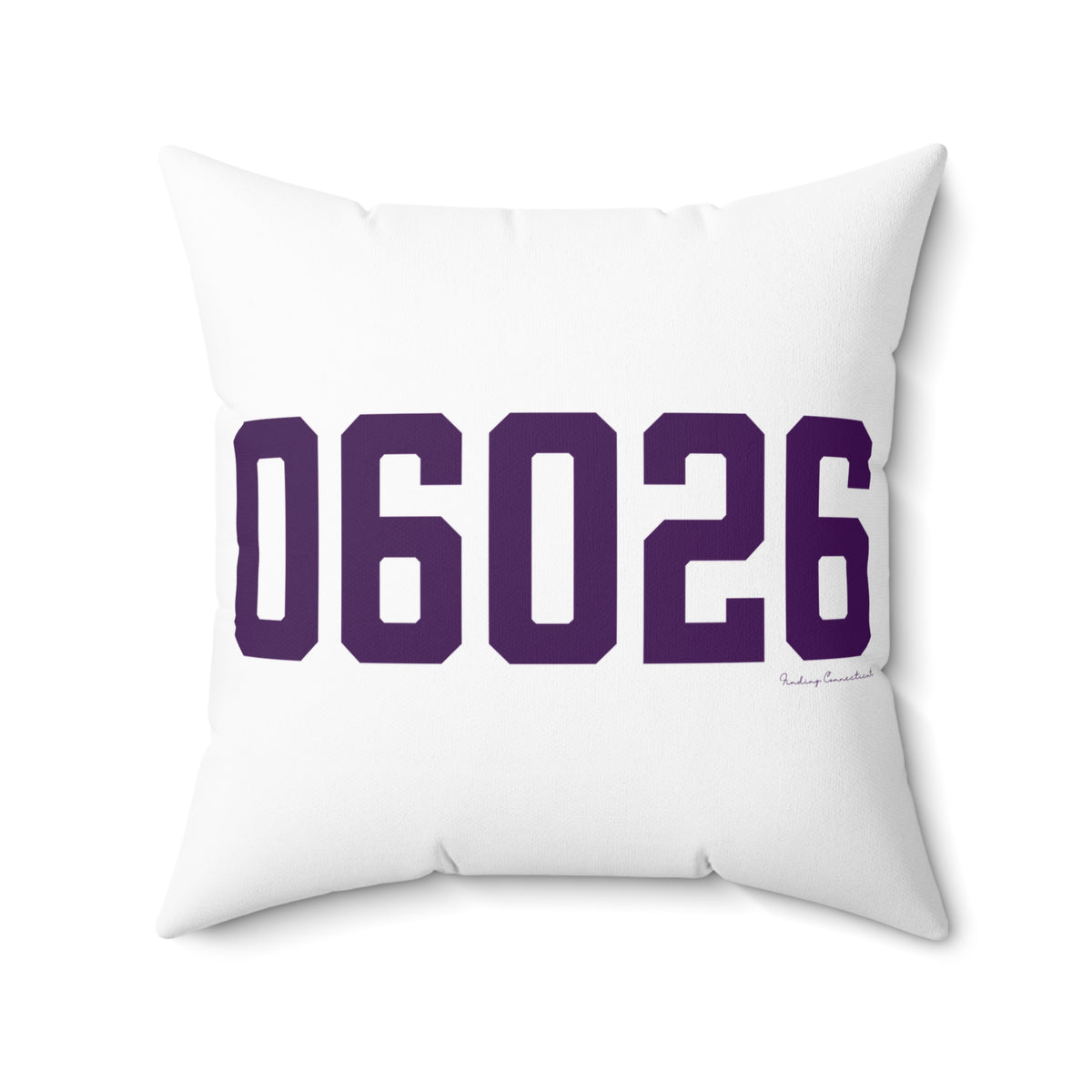 06026 East Granby Connecticut Zip Code Polyester Square Pillow