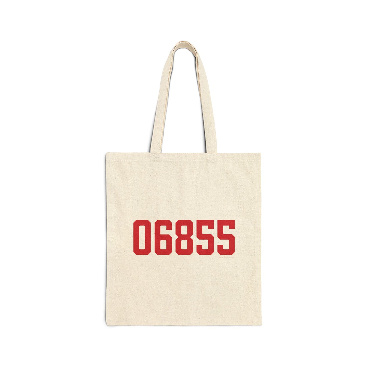 06855 Norwalk Connecticut Zip Code  Cotton Canvas Tote Bag