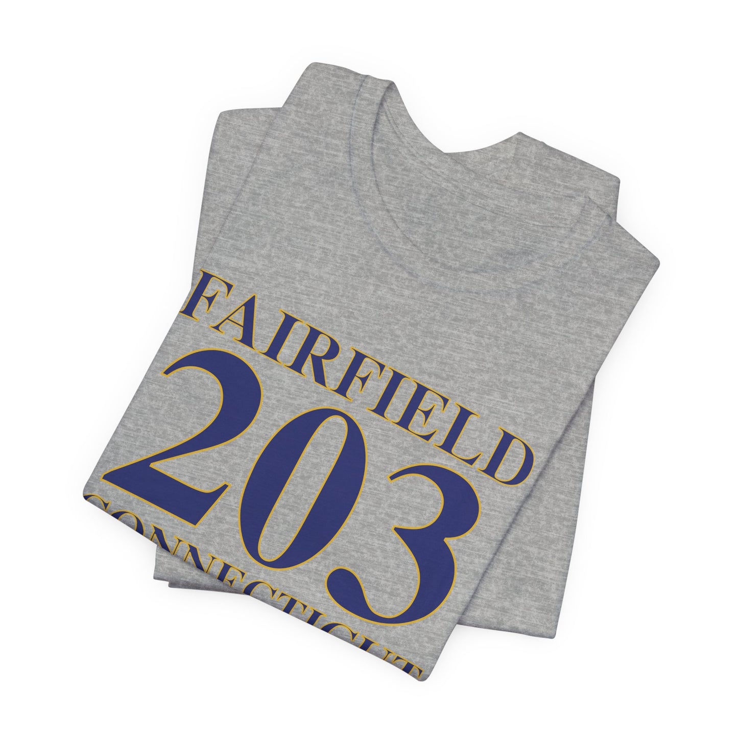 Fairfield 203 Connecticut Unisex Jersey Short Sleeve T-Shirt