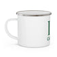 I Clover Columbia Enamel Camping Mug