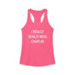 I Really Really Miss Chaplin Women's Ideal Racerback Tank Top