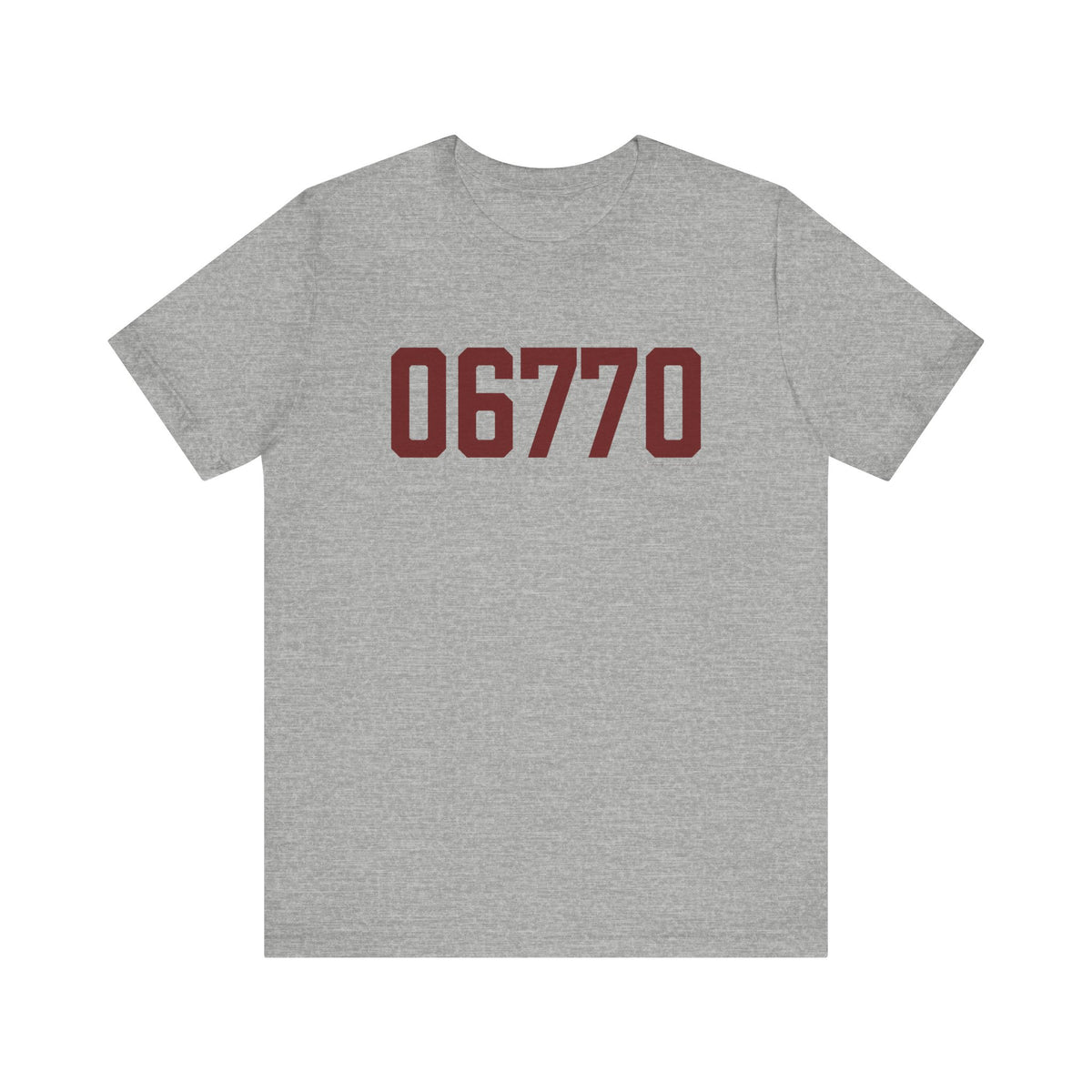 06770 Naugatuck Connecticut Zip Code Unisex Jersey Short Sleeve T-Shirt