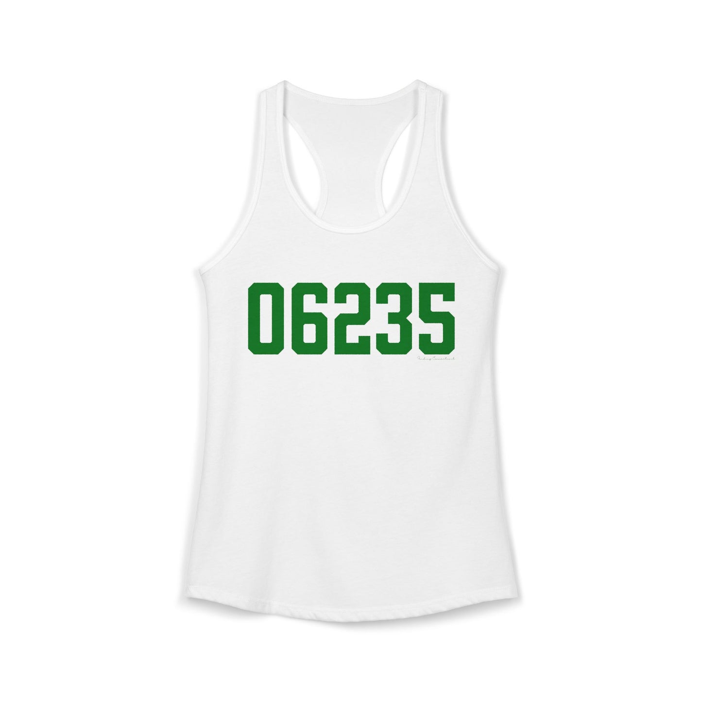 06235 Chaplin Connecticut Zip Code Women's Ideal Racerback Tank Top
