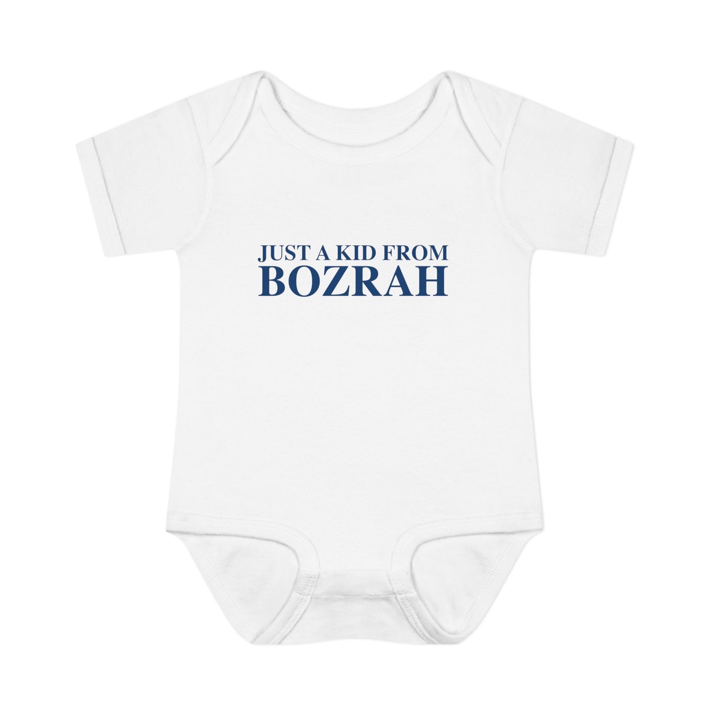 Just a kid from Bozrah Infant Baby Rib Bodysuit