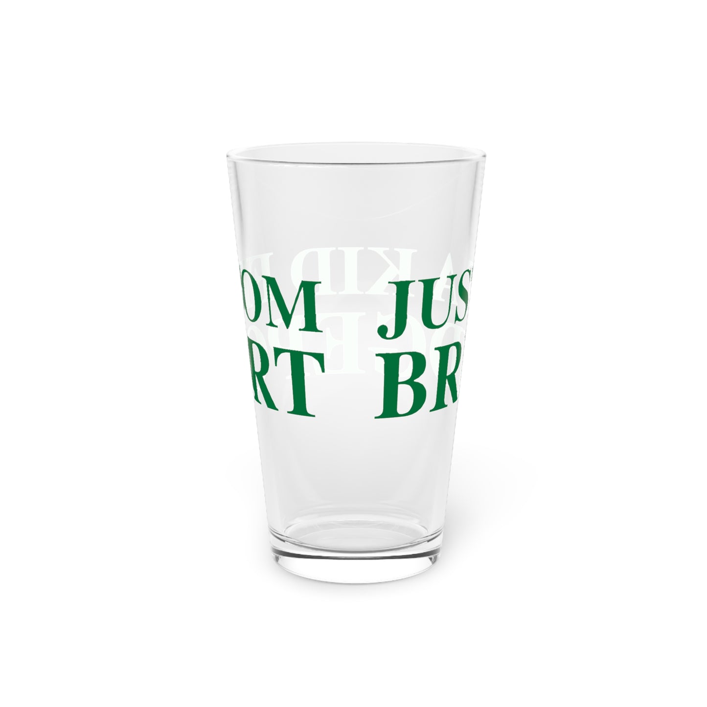 Just a kid from Bridgeport Pint Glass, 16oz