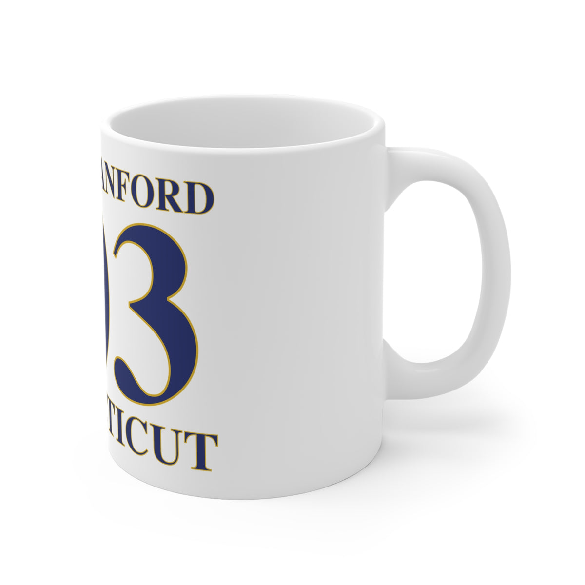 North Branford 203 Connecticut Mug 11oz