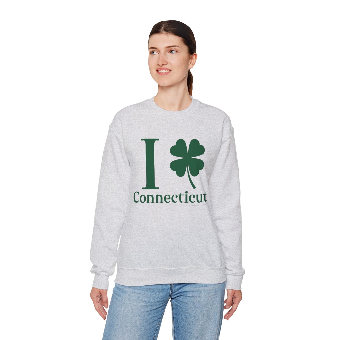 I Clover Connecticut  Unisex Heavy Blend™ Crewneck Sweatshirt