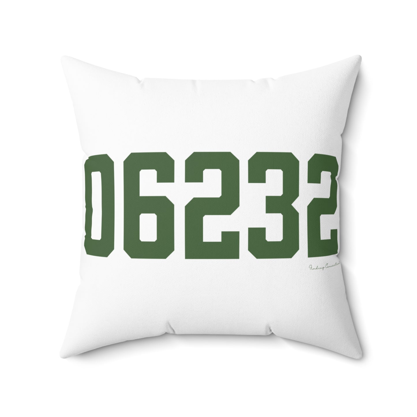 06232 Andover Connecticut Zip Code Spun Polyester Square Pillow