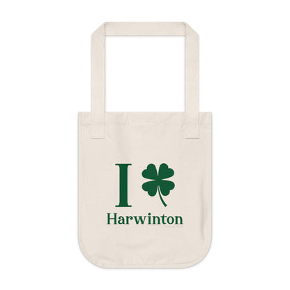 I Clover Harwinton Organic Canvas Tote Bag