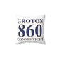 Groton 860 Connecticut Spun Polyester Square Pillow